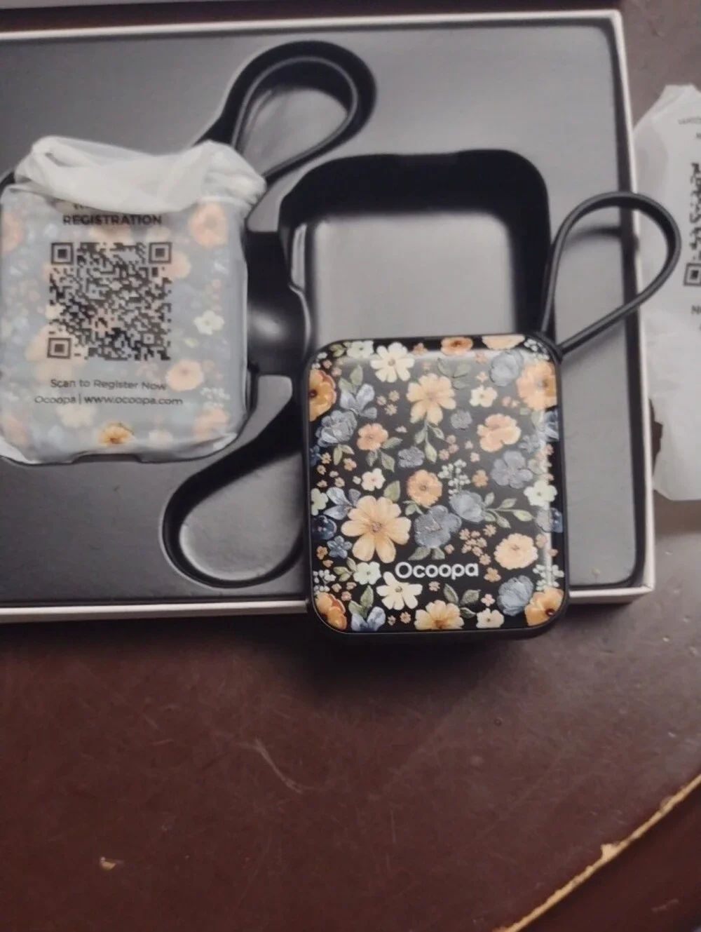 Floral Rechargeable Hand Warmers - Blue